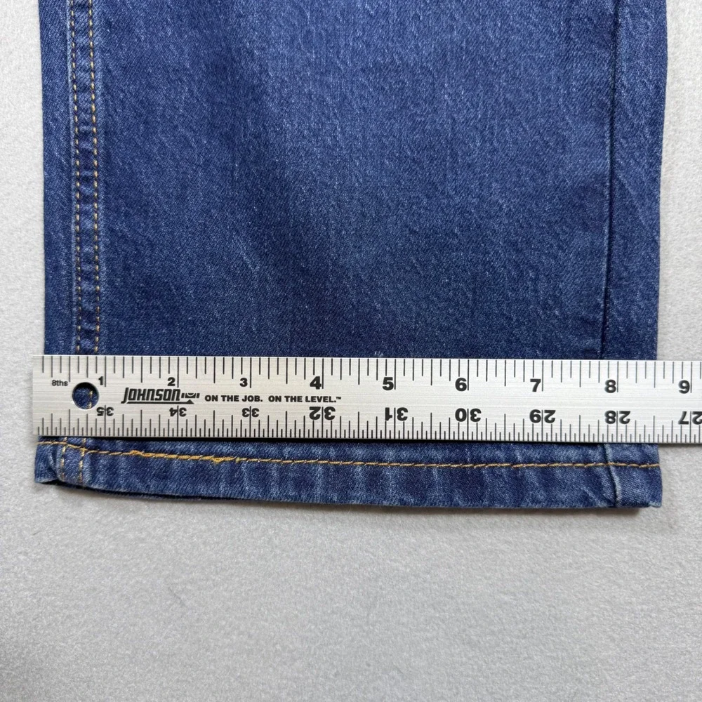 Levis 505 Regular Fit‎ Straight Leg Blue Denim Jeans Mens 36x32 Indigo NWT